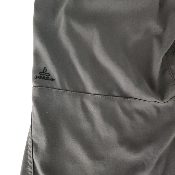 PRANA Breathe Technical Capri Hiking Shorts grey m - Picture 7 of 14